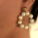 Brinco Aurora - Banhado a Ouro - Hipoalergênico